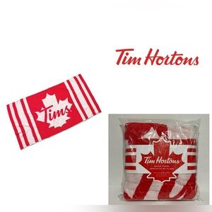 🆕TIM HORTONS - 33”X60” - NWT - LIMITED EDITION COLLECTIBLE TIMS BEACH TOWEL